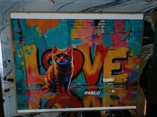 Customer photo review of Personalised Poster - Streetart