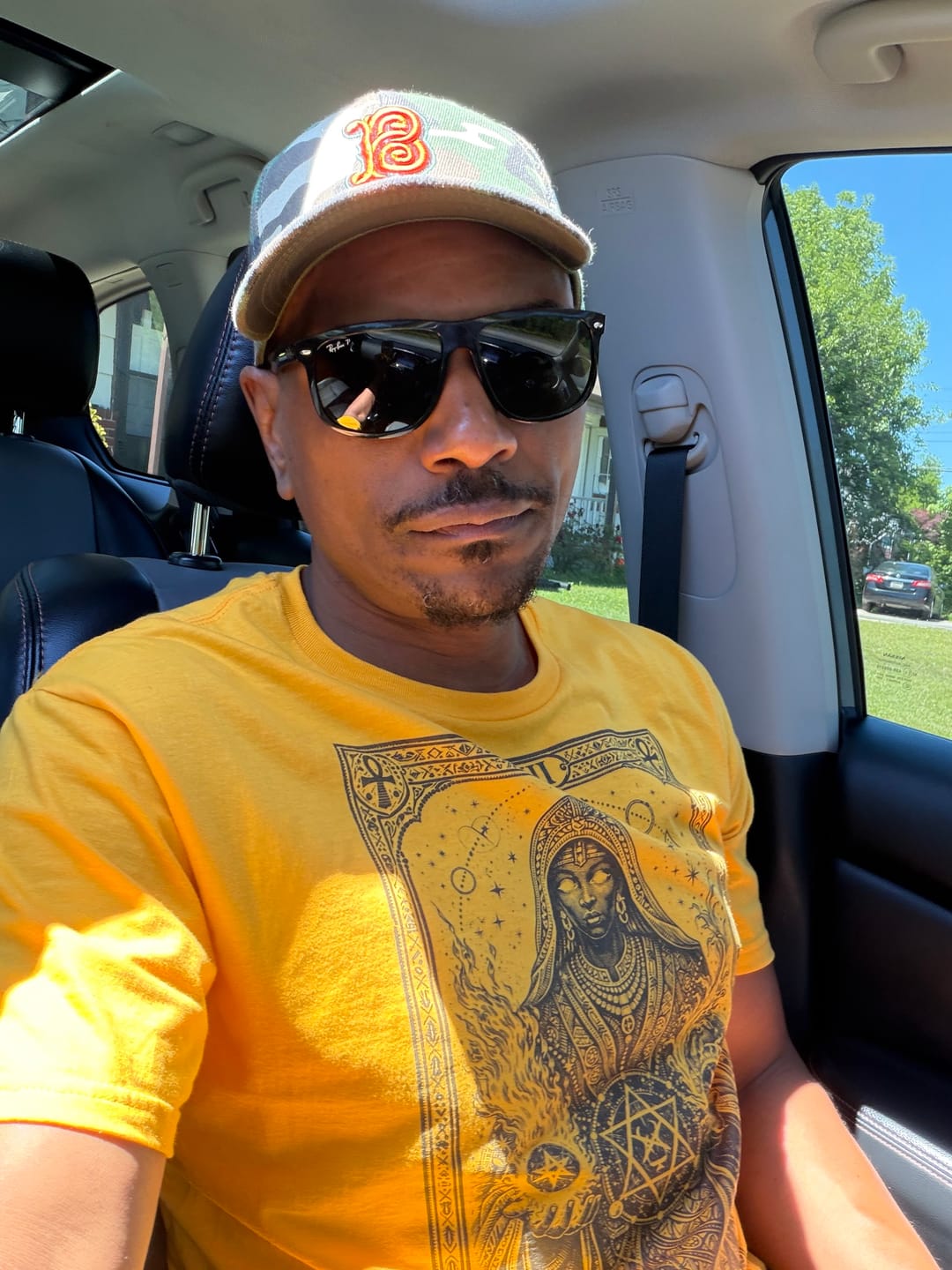 Customer photo review of The Alchemist Tarot Tee