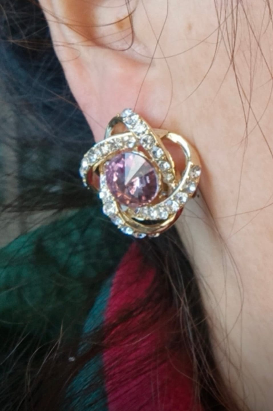 Customer photo review of Rolande Earrings