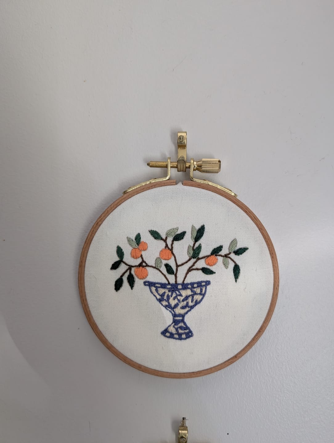 Customer photo review of Italian Vase Embroidery Kit
