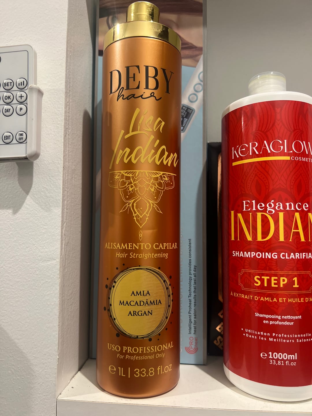 Customer photo review of Lissage Indien 1L – Lisa Indian Professionnel – Deby Hair