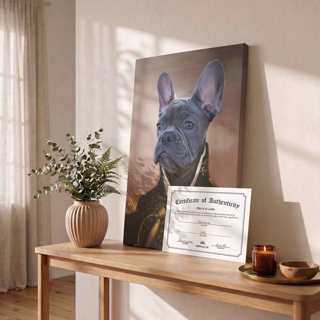 Customer photo review of Turn Your Pet Into A Royal Legend