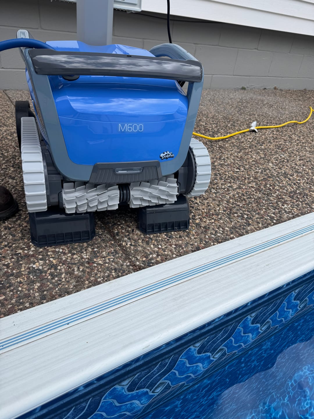 Customer photo review of Dolphin M600 Robotic Pool Cleaner - Enhanced Warranty