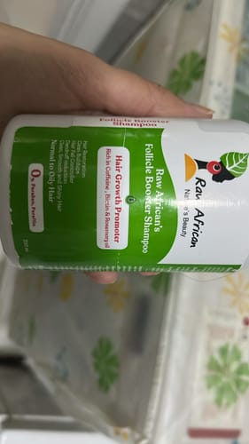 Customer photo review of Follicle Booster Shampoo