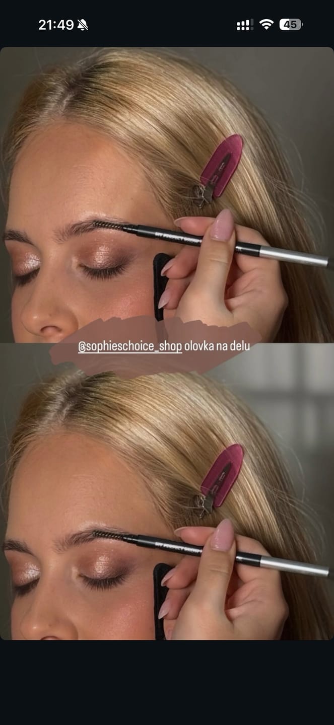 Customer photo review of Olovka za obrve My Perfect Brow – 30 dark brown