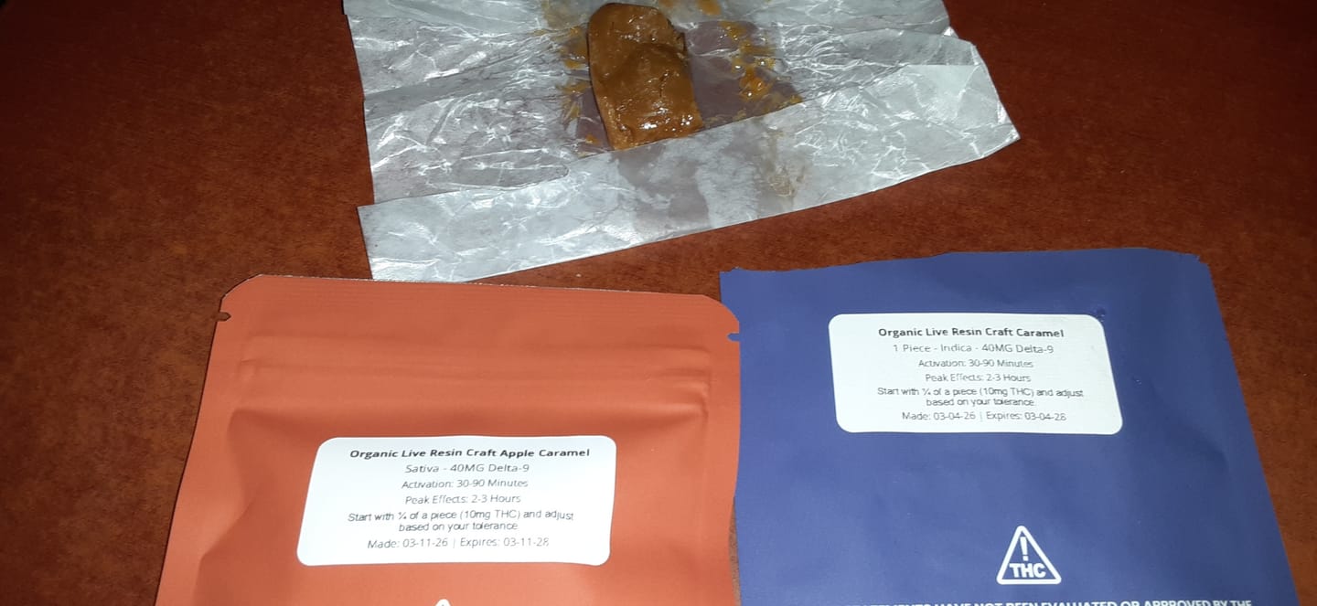 Customer photo review of Craft Organic Live Resin Caramels