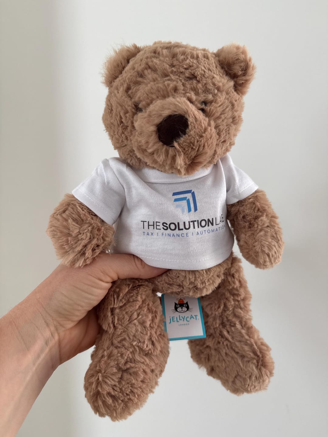 Customer photo review of Custom Stuffed Animal T-Shirt, Personalized Plushie Clothing (Fits 8 Inch)
