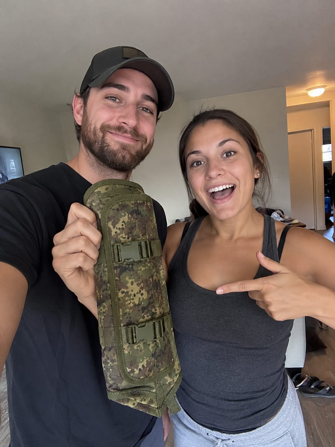 Customer photo review of Tactical Leg Gaiters|Snake & Thorn Proof