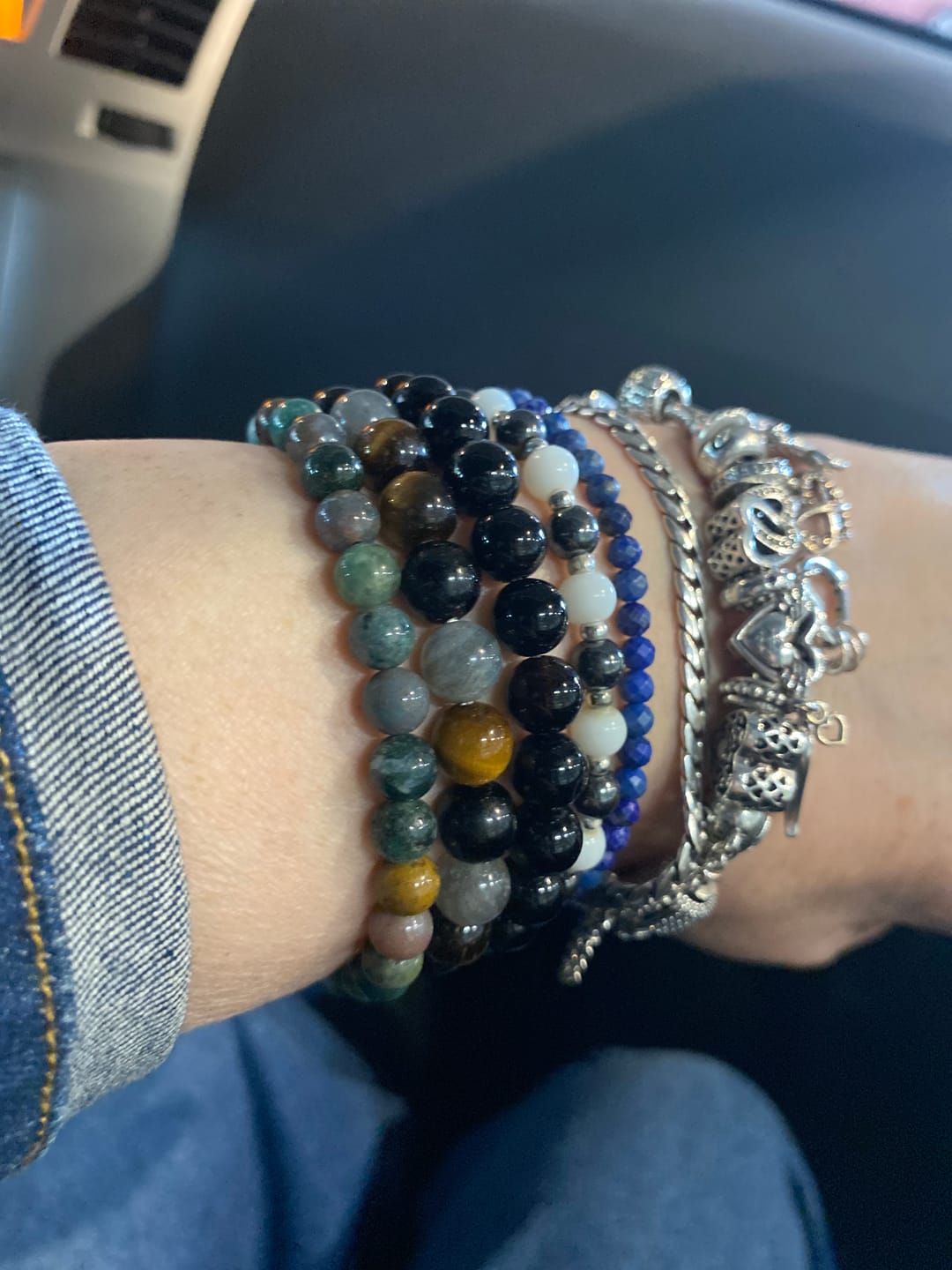 Customer photo review of Bracelet "Protection Ultime" en Tourmaline, Oeil de Tigre & Labradorite