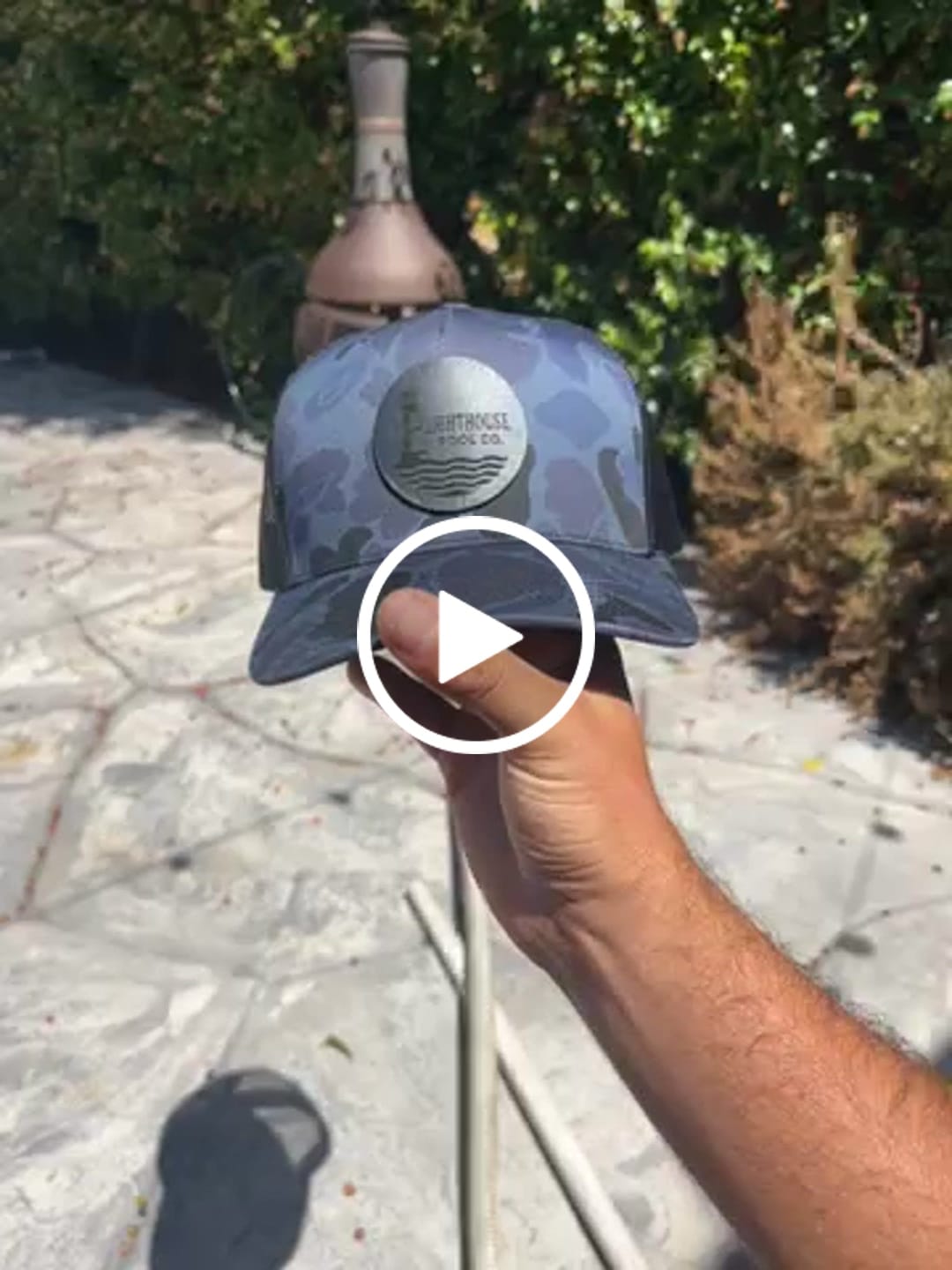 Customer video review of Custom Leather Patch Five-Panel Trucker Hat - Richardson 112PFP