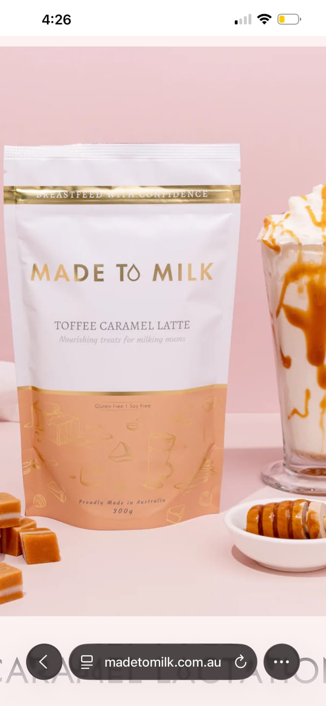 Customer photo review of Toffee Caramel Latte - GF