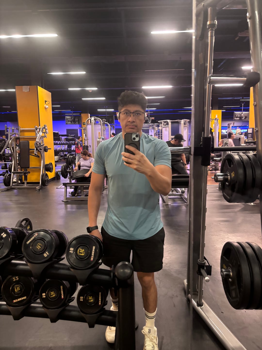 Customer photo review of Artial Performance Tee - Navy Blue