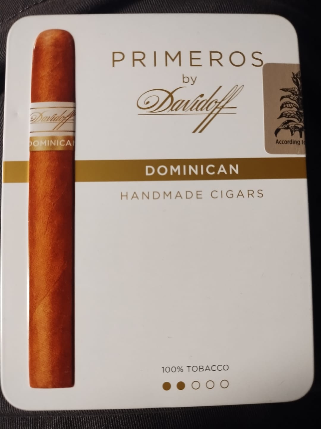 Customer photo review of Davidoff Primeros Classics Dominican