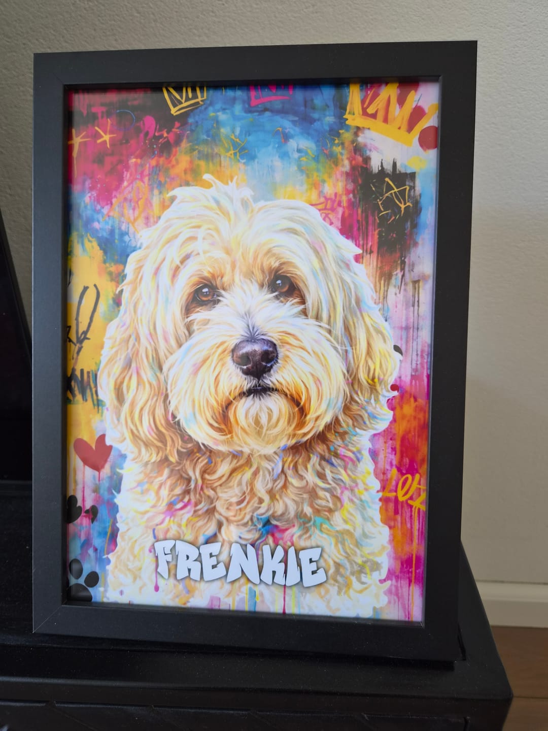 Customer photo review of Graffiti - Gepersonaliseerde Poster