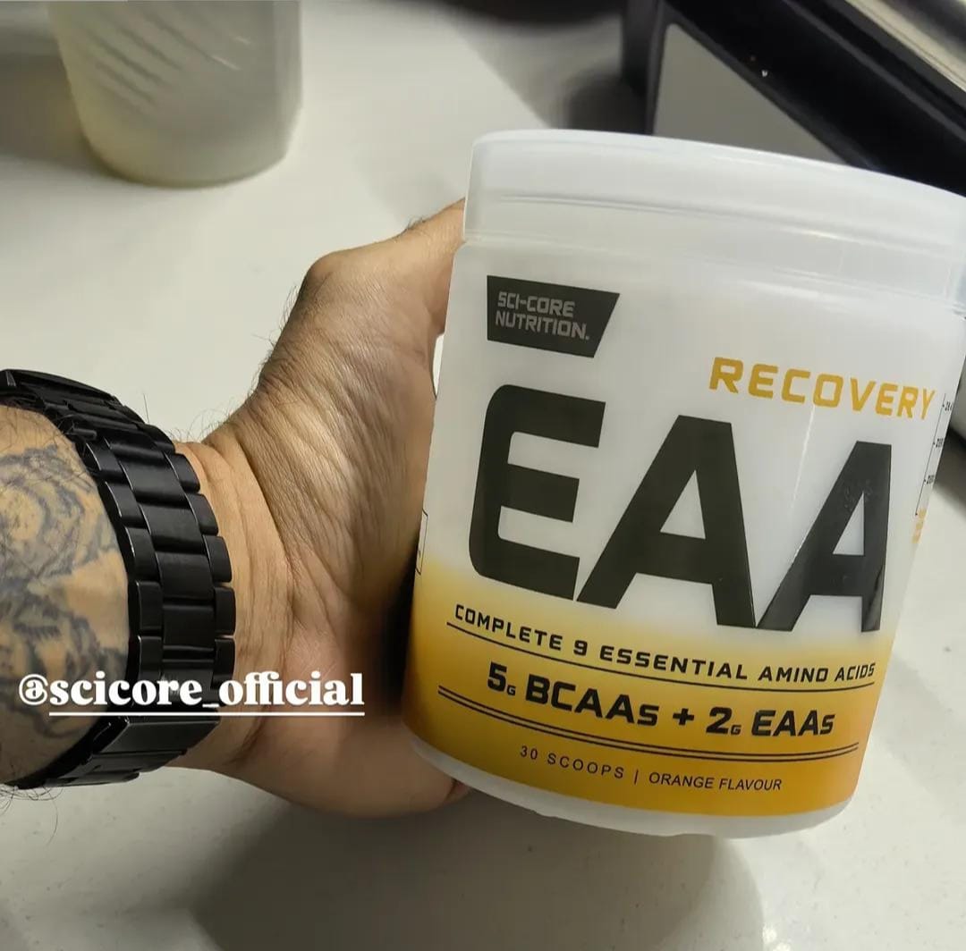 Customer photo review of Recovery EAA + BCAAs Orange - 300g | 30 servings (new)