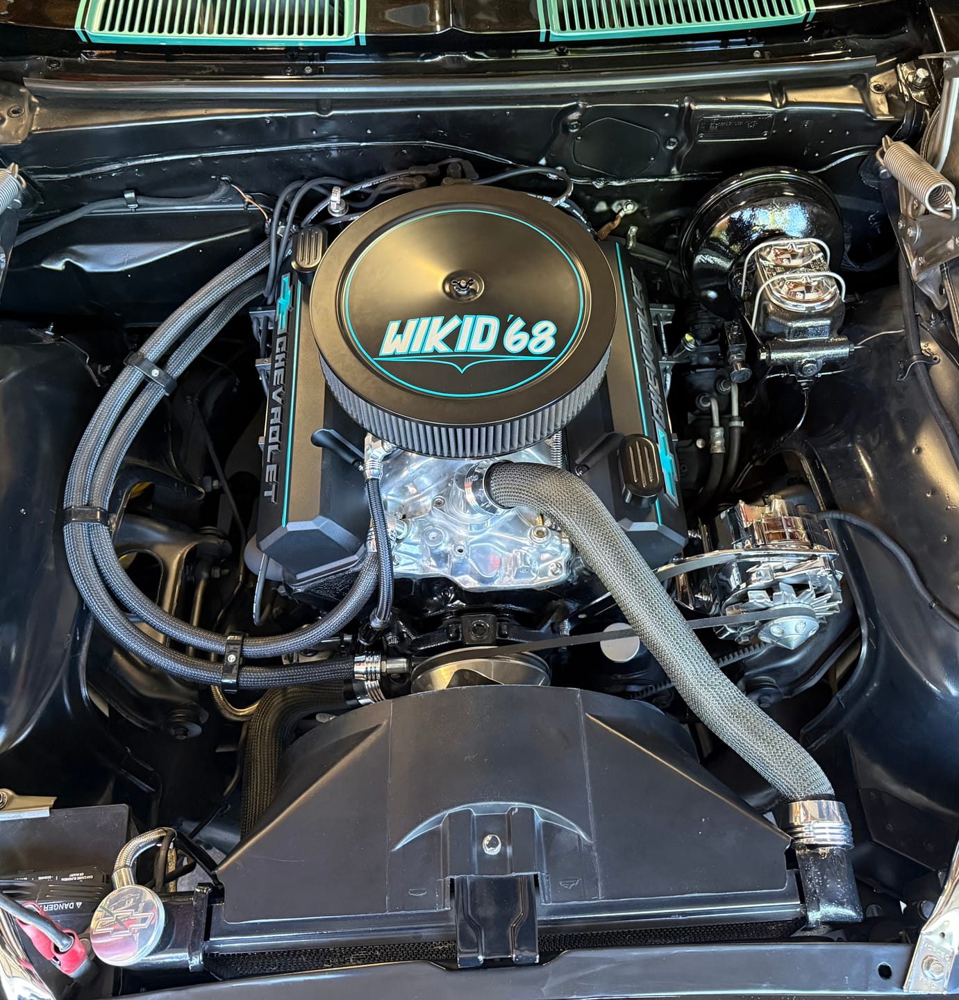 Customer photo review of Heater Hose Skin Kit -Carbon Fiber/Kevlar