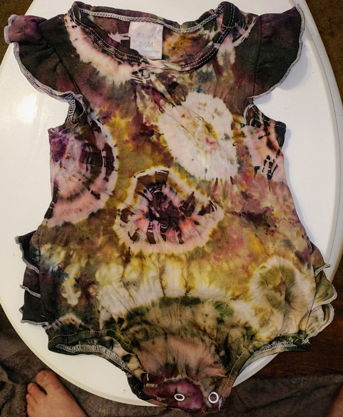 Customer photo review of Girls Ruffle Bum Bubbles