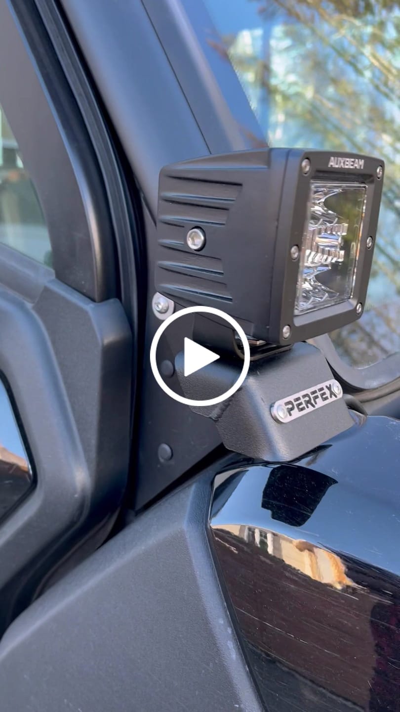 Customer video review of CFMoto UForce U10 PRO — Front Cube Light Mounting Brackets