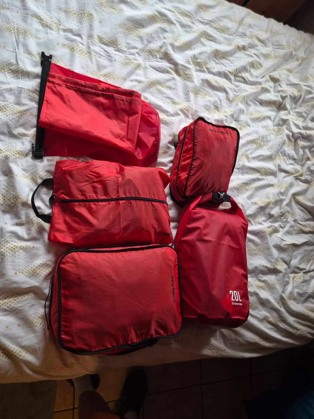 Customer photo review of Travel Packing Cubes - Ultimate Travel Packing Set