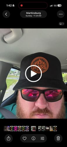 Customer video review of Richardson 112 Genuine Leather Patch Hats Laser Engraved