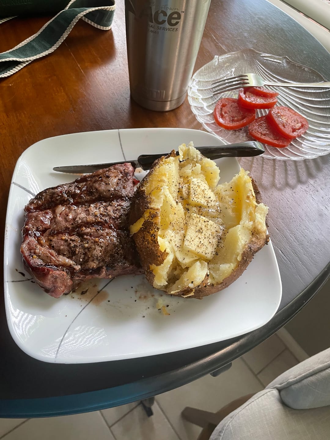 Customer photo review of USDA Choice Family Steak Pack