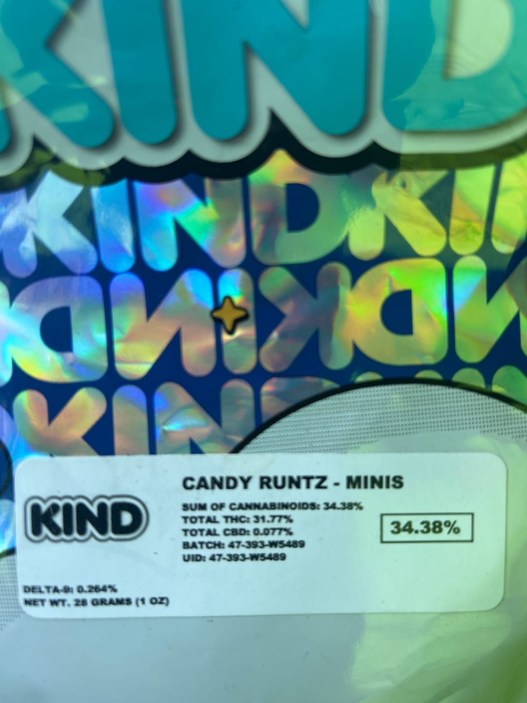 Customer photo review of Candy Runtz - Minis - 28 Grams - Hybrid