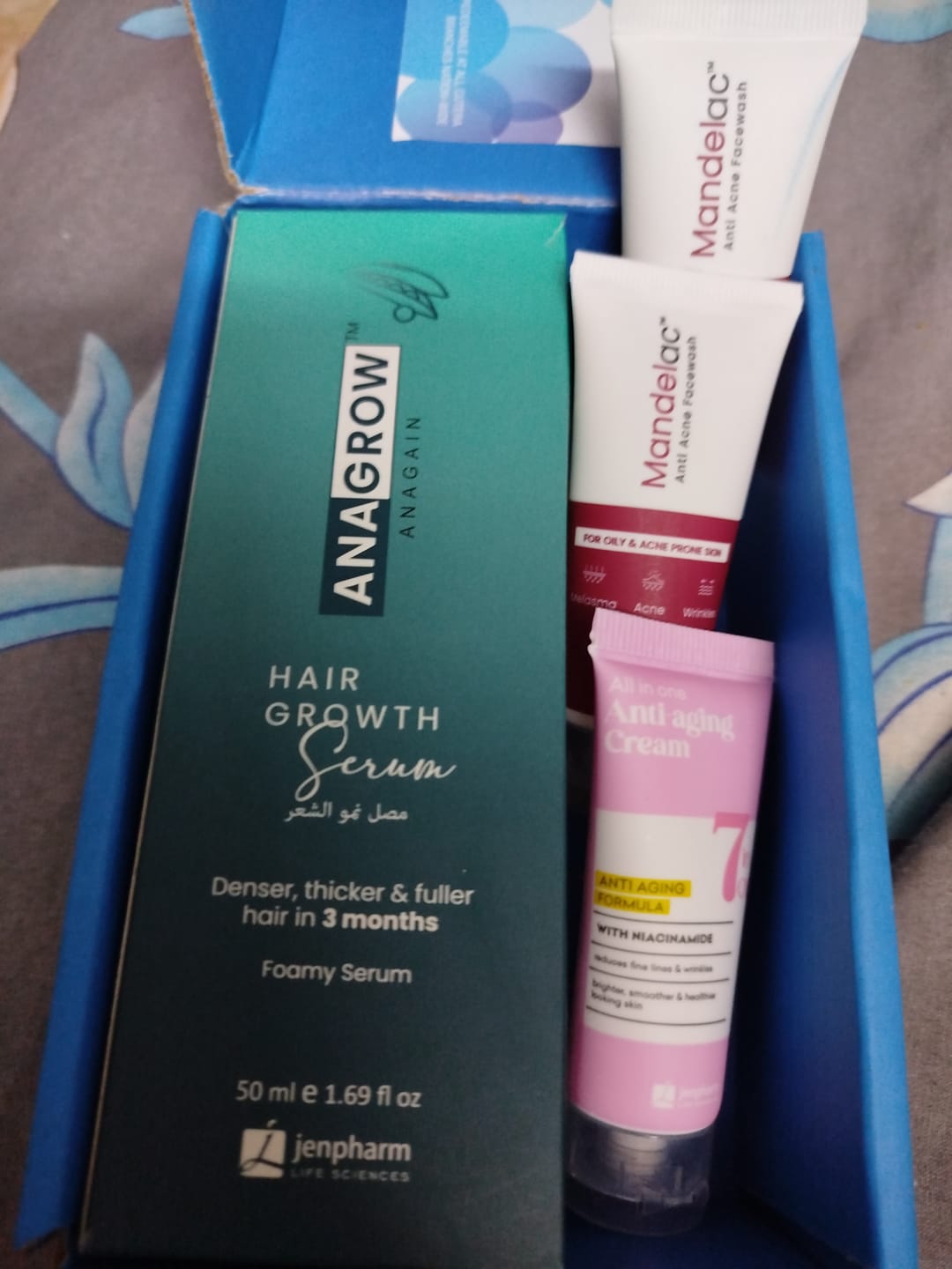 Customer photo review of Anagrow Hair Serum