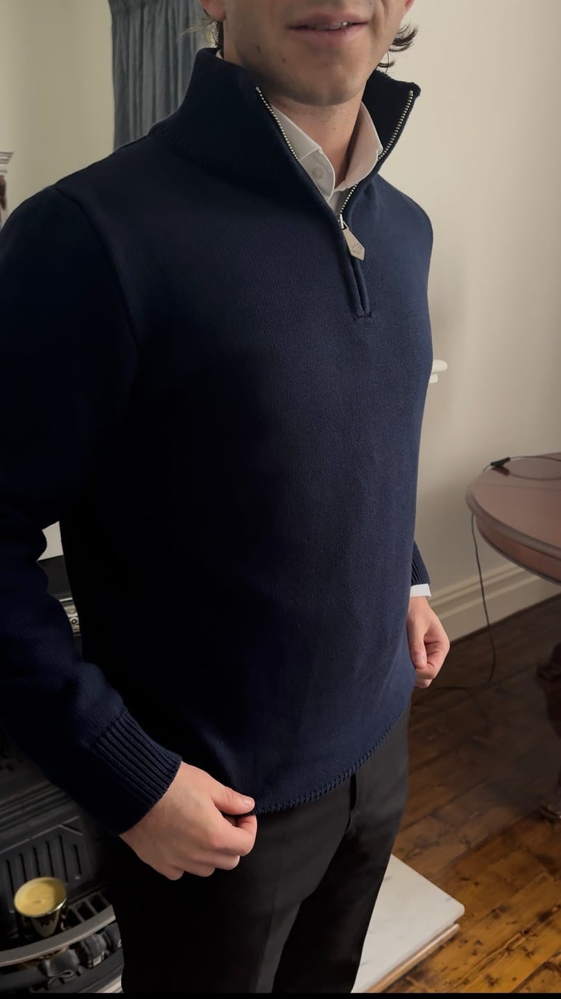 Customer photo review of Signature Quarter-Zip