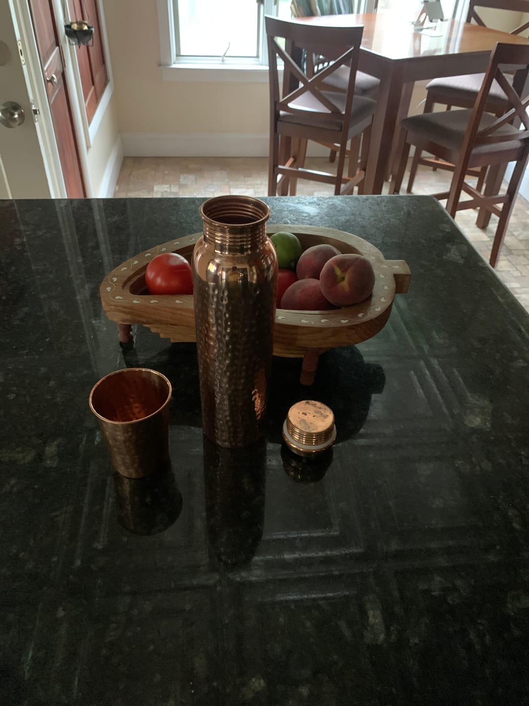 Customer photo review of Himalayan Ayurvedic Pure Copper Bottle