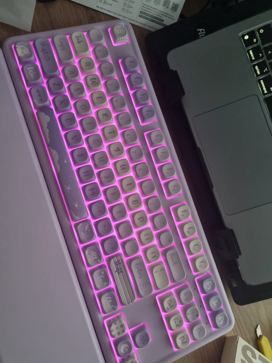Customer photo review of YUNZII B87 Mekanik Klavye
