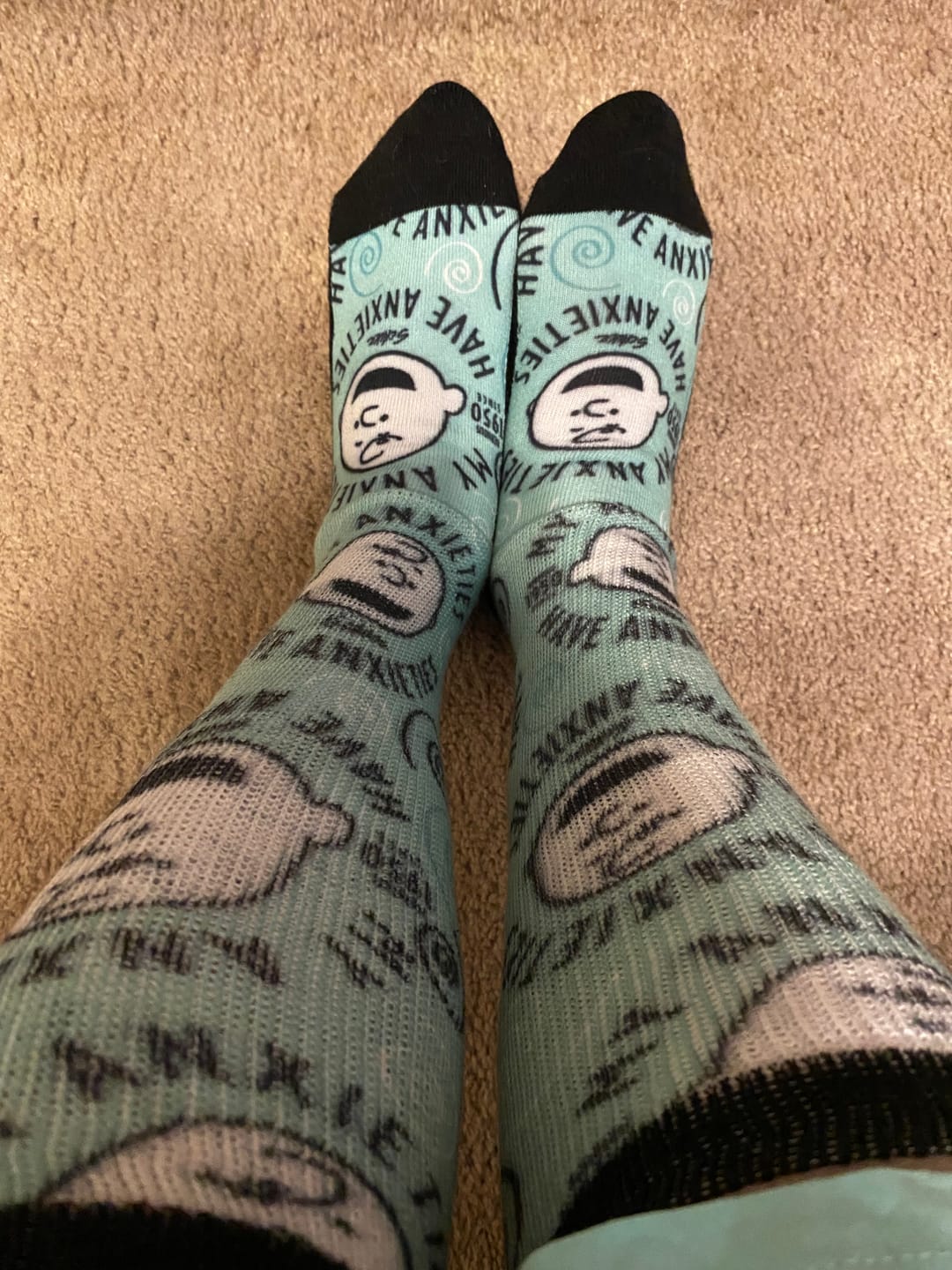 Customer photo review of Good Grief EasyStretch™ Socks