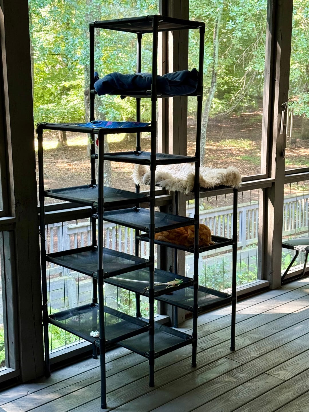 Customer photo review of Durable Cat Tower | Peak