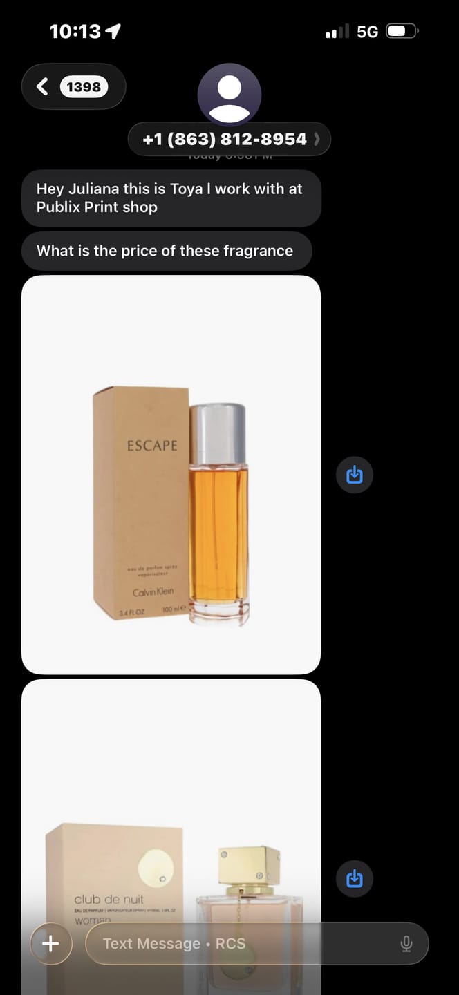 Customer photo review of Calvin Klein Escape Eau De Parfum Spray 3.4 oz (100 mL)