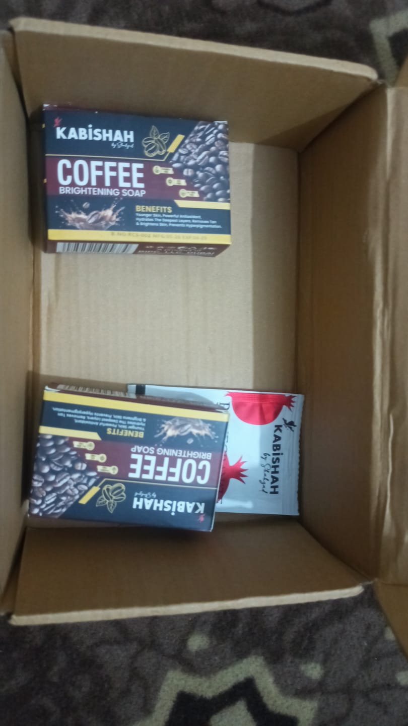 Customer photo review of Coffee Face Wash Double Pack