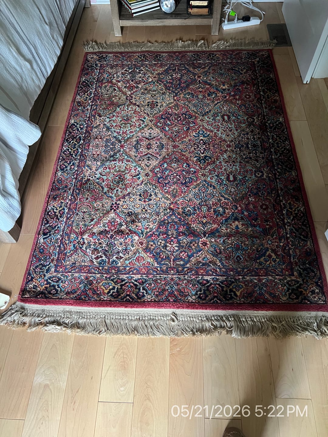 Customer photo review of 4x6 Karastan Multicolor Panel Kirman Rug #717