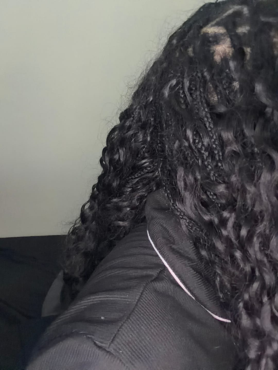 Customer photo review of Human Crochet Hair Natural Wave