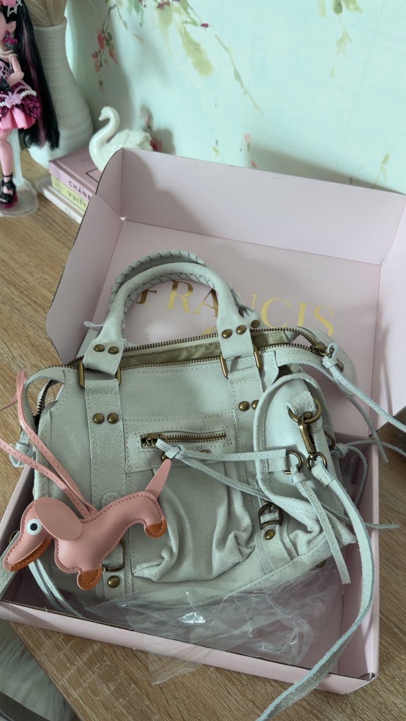 Customer photo review of Mini it girl bag off white