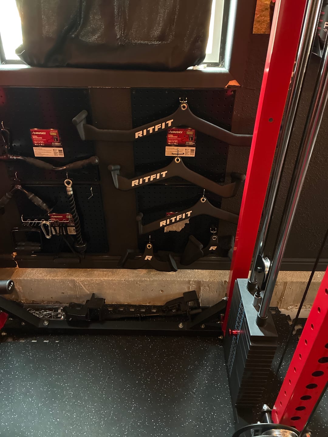 Customer photo review of RitFit 5pcs Lat Pulldown Bar Combo