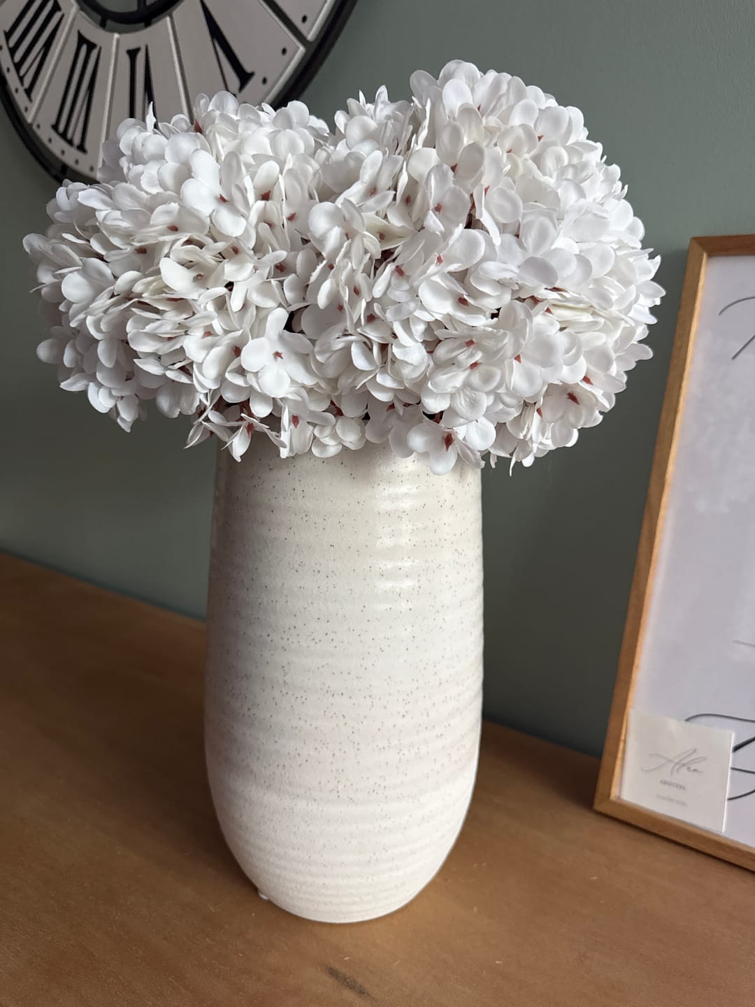 Customer photo review of Grande Hortensia (5 tiges) - Blanc