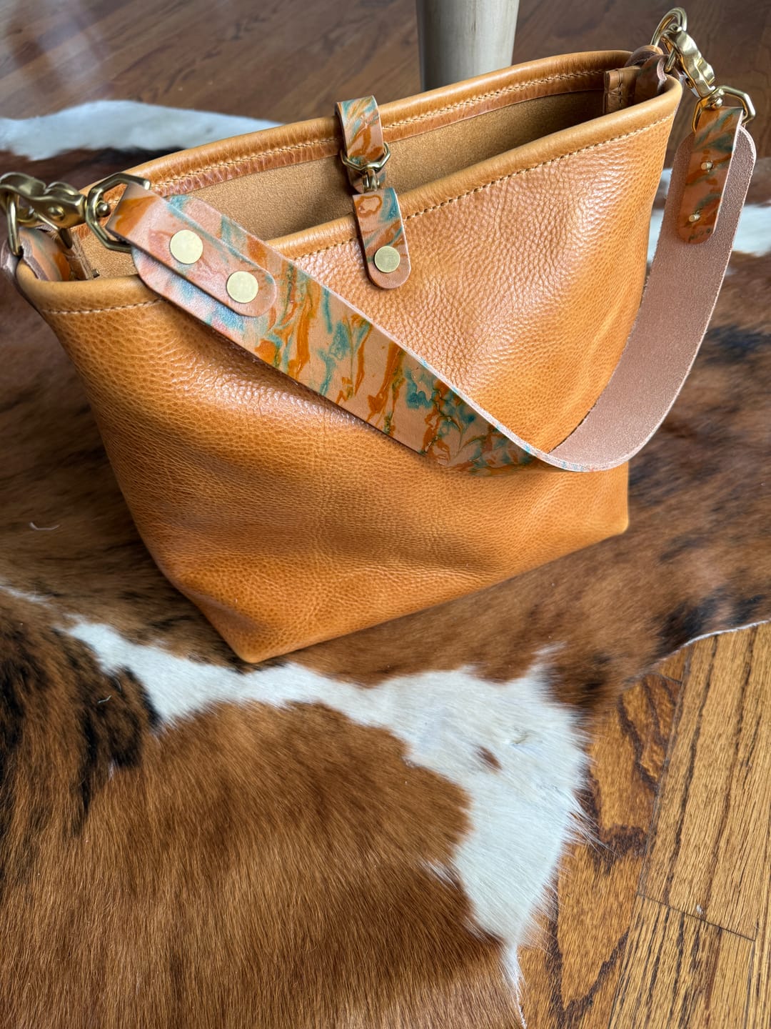 Customer photo review of Conceria 800 Lebron Italian Veg Tan, 5 oz | 3 Colors