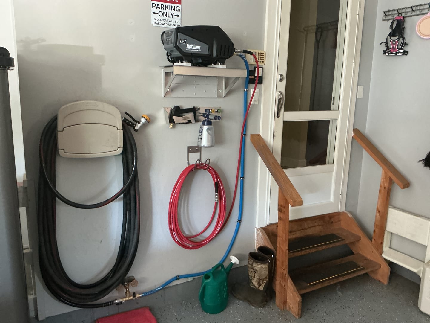 Customer photo review of Stainless Wall Organizer