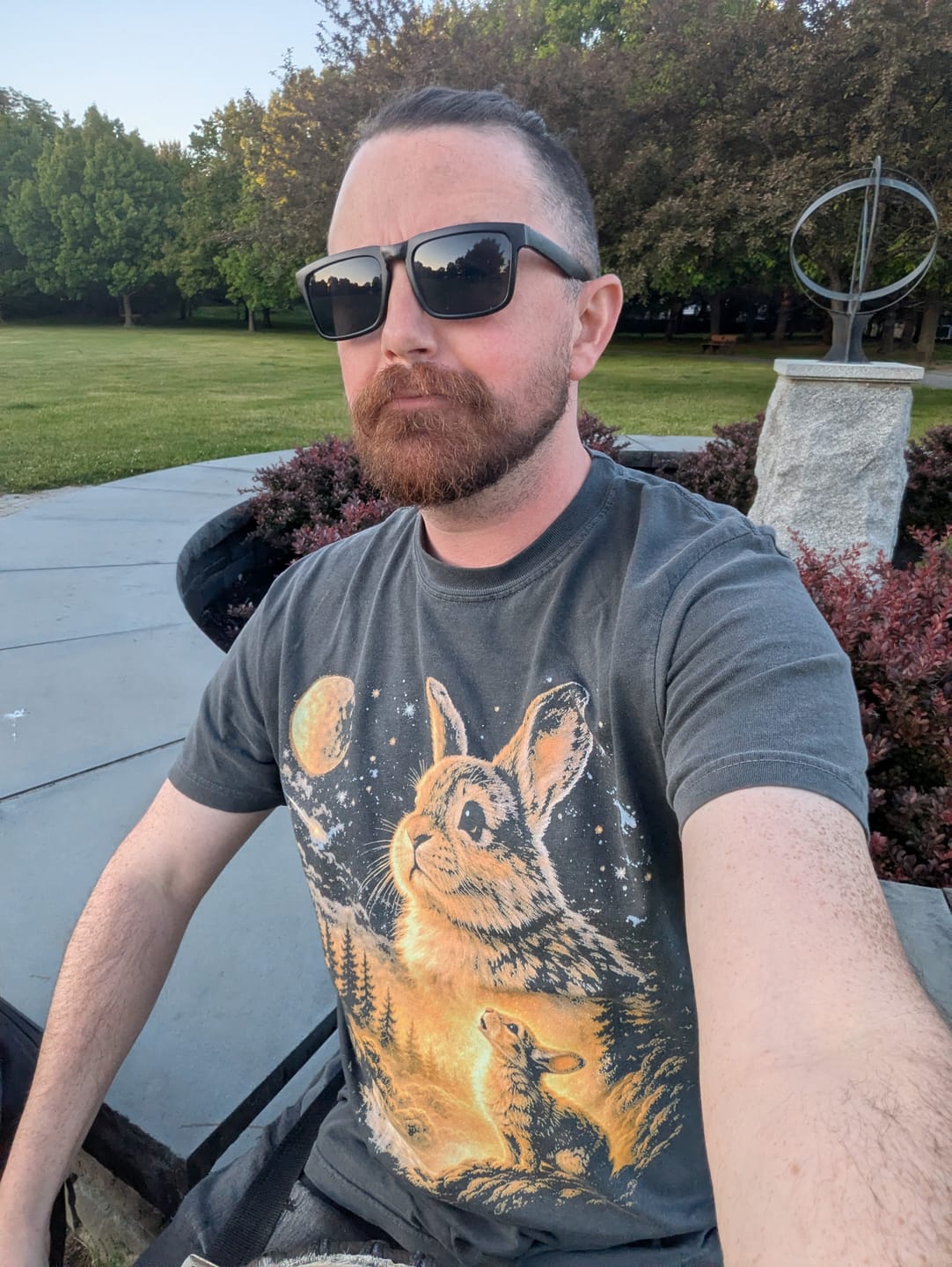 Customer photo review of Bunny Howling to the Moon