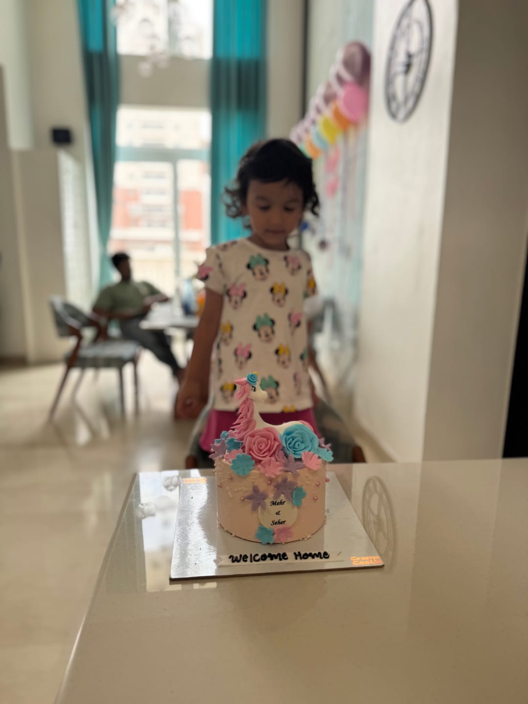 Customer photo review of Unicorn Lush Hair Cake
