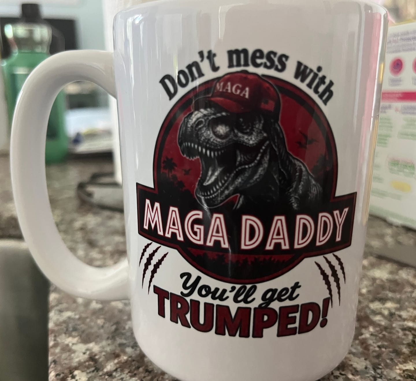 Customer photo review of "MAGA Daddy" Mug