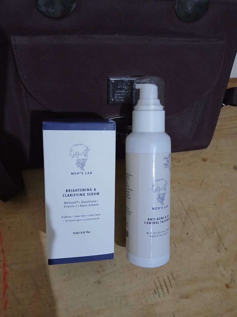 Customer photo review of Brightening & Oil control Bundle(Brightening Serum+Anti Acne & Oil control Face Wash)
