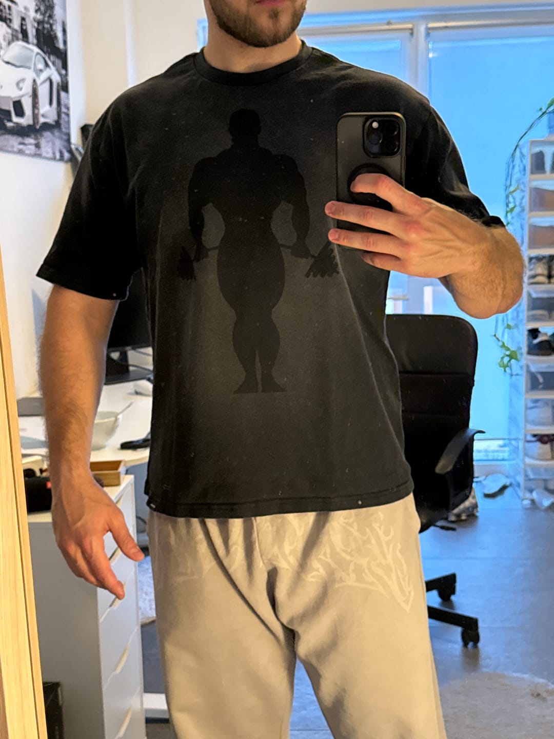 Customer photo review of 4285 - Gold's Iron Legacy Shadow Tees