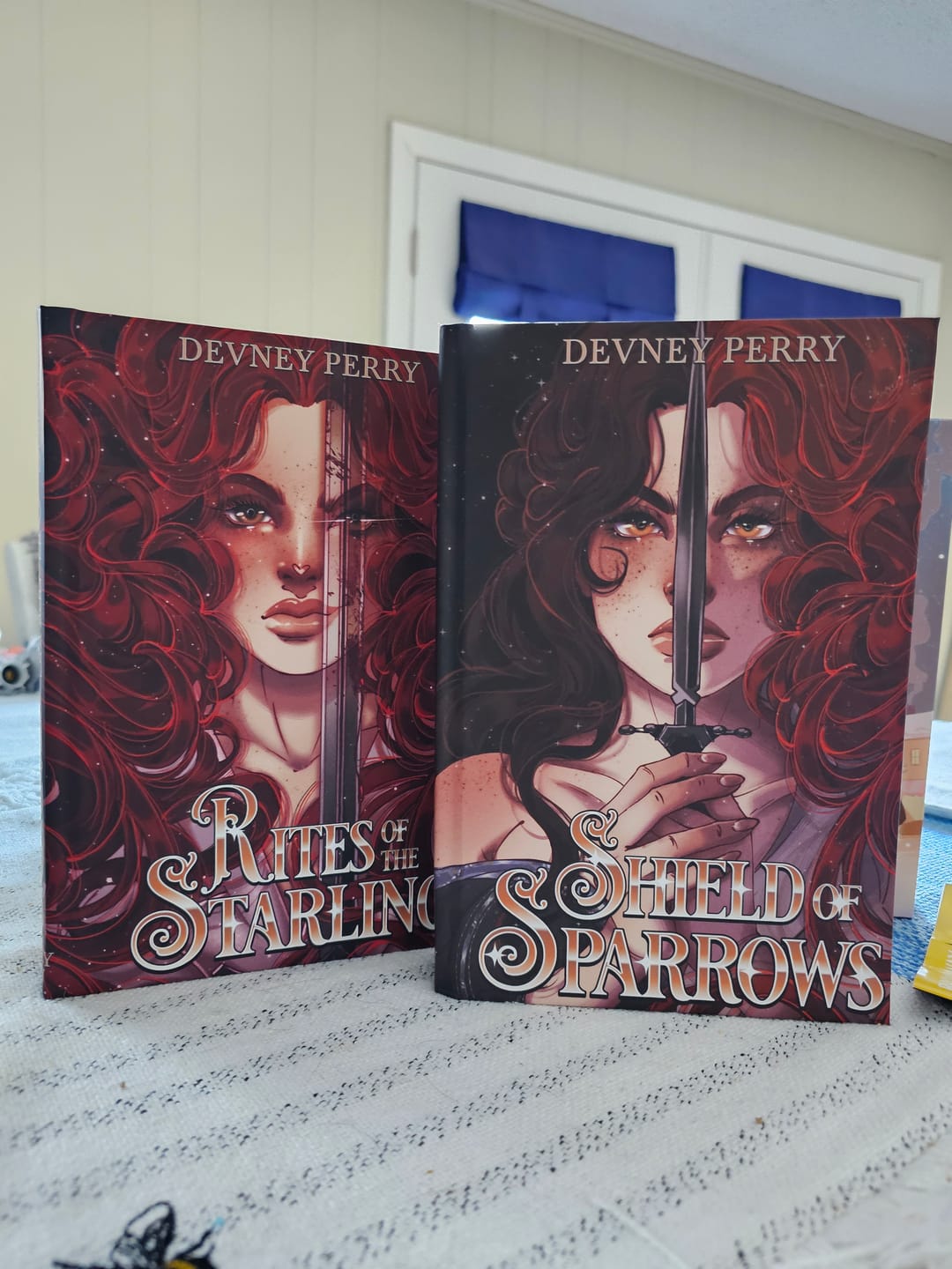 Customer photo review of PS Hardcover SE Rites of the Starling by Devney Perry