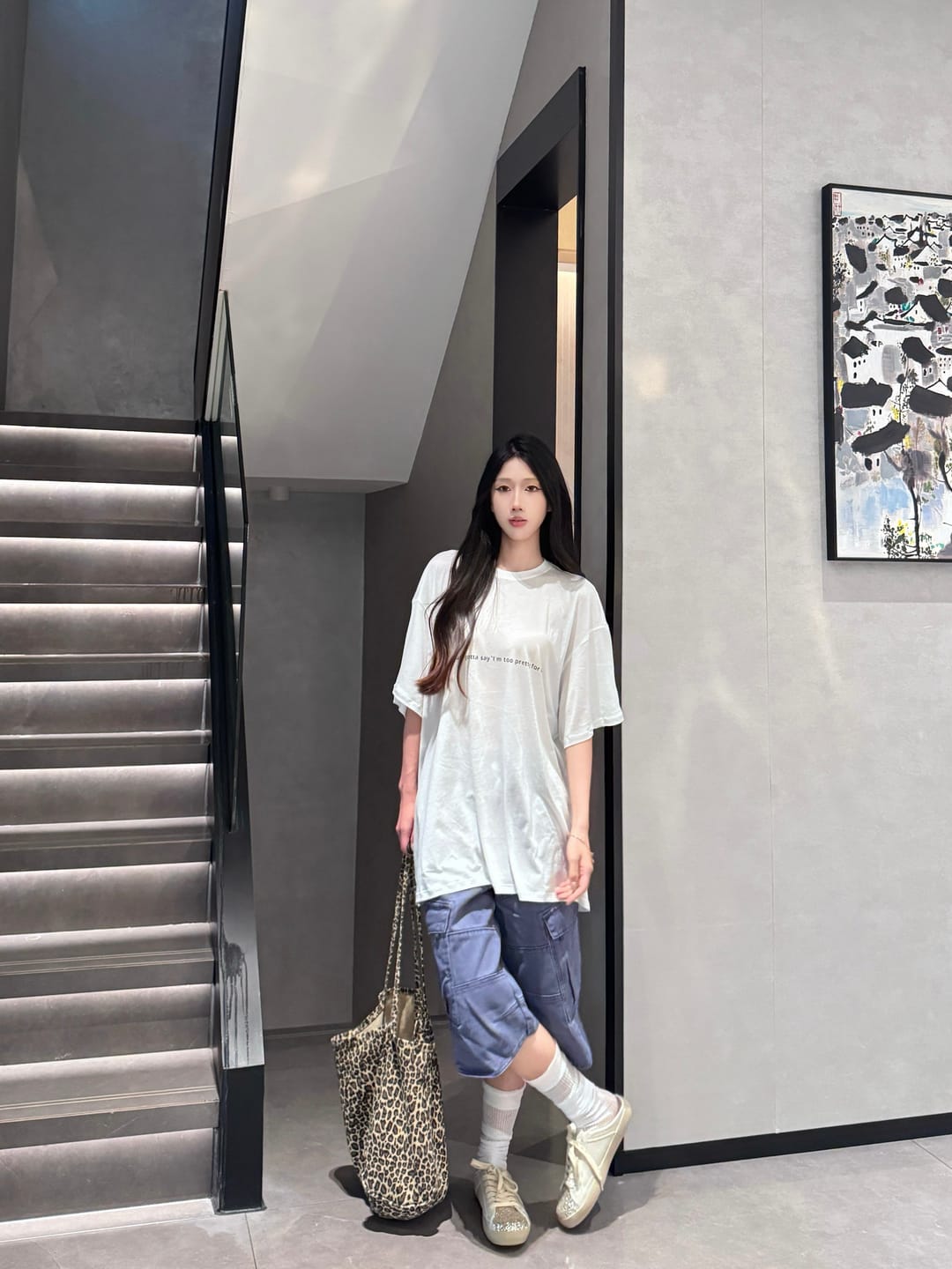 Customer photo review of 0122stepll Printed Short Sleeve T-Shirt