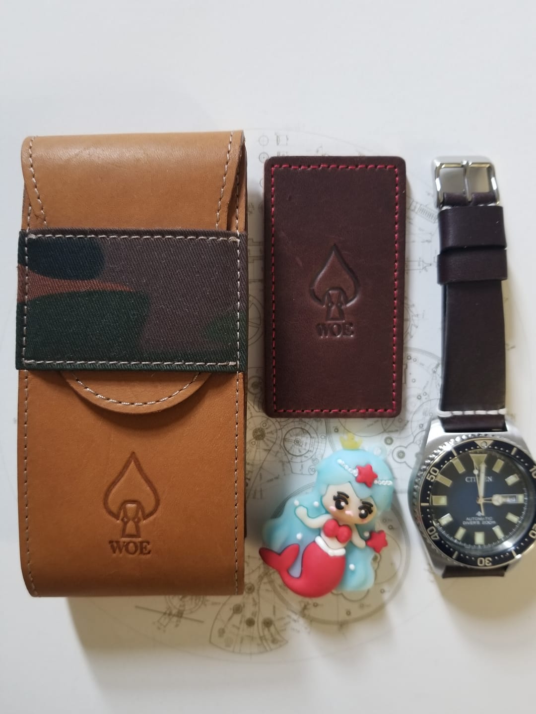 Customer photo review of Jedburgh 2.0 Leather Watch Strap