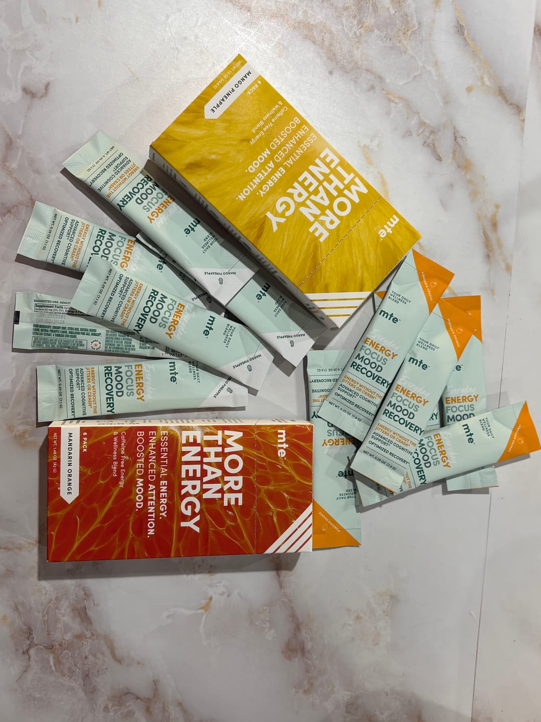 Customer photo review of Caffeine Free Energy Powder (6-Packs)